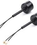 Two black 5.8G LHCP FPV antennas high gain 3dBi for DJI O3 Air Unit FPV Racing Drone with IPEX1 connector, durable build