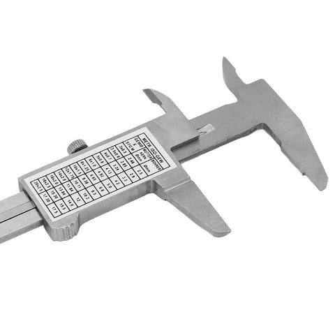 Vernier Caliper 3 Inch Stainless Steel Measuring Tool 0 To 50mm Manual Caliper With Storage Bag For Mechanical Work