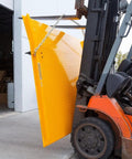 Heavy Duty Steel Dock Board Workhorse For Forklifts Bridges Truck To Warehouse Bay Rock Solid 60 By 72 Inch Plate shown on forklift.