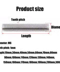 Heavy Duty M6 Stainless Steel Fully Threaded Rods 20 to 300mm Kit for Anchor Bolts Hangers with product size dimensions