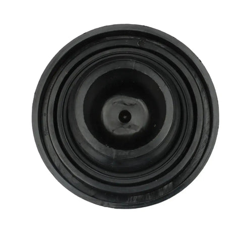 Top view of black Engine Oil Filler Cap Fits Honda And Acura Cars From 2003 To 2019 Civic Pilot Accord CRV Odyssey 2015 To 2019