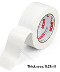 Heavy Duty White Duct Tape 2 Inch By 30 Yards 3 Pack 8.27 Mil All Weather Tear By Hand No Residue Ultra Strong Adhesive roll