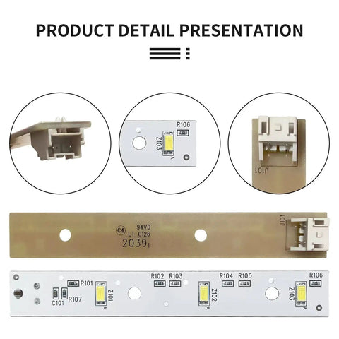 LED Light Board Replacement For GE Refrigerators No Hassle Install Bright And Even Lighting Includes Part Numbers WR55X26671