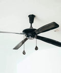 Four Pack 12 Inch Ceiling Fan Pull Chain Extenders in Black Copper Finish with Classic Drop Shaped Beaded Pendants and Connectors for Fans
