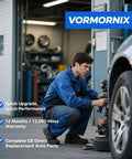 Mechanic installing Front Wheel Bearing And Hub Assembly For Frontier 2005 To 2016 Direct Fit Front Hub Bearing Kit