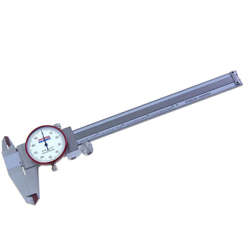 Dial Caliper Micrometer And Stainless Steel Ruler Tool Set For Machinists, Pro Grade Precision Inspection Kit With 0 To 6 Inch Caliper