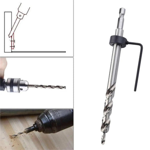 Get Your Hands On This Sweet 3 Pc Pocket Hole Step Bit Kit With Round Shank For Smooth DIY Carpentry Projects And Rock Solid Wood Joinery Every Time, steel drill bit with hex shank and stop collar