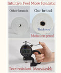 Comparison of Peel And Stick Thermal Wall Covering With 3mm Foam Backing showing moisture-proof thickness and durability.