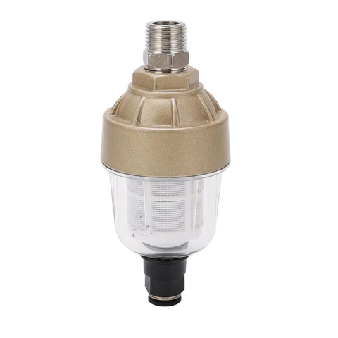 Automatic Pneumatic Water Drain Valve For Air Compressor And Cooling Systems - Easy Install Clear G1/2 Inch design with aluminum housing.