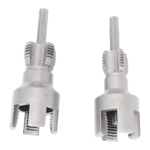 Double Function Pipe Threader Tool For Internal And External Threads One Half Inch And Three Quarter Inch Dies Alloy Steel Build Home Repair Threading Kit No Tool Swapping Built Tough For PVC PPR And More, two dies