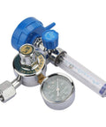 Pro Grade Oxygen Pressure Regulator With 0 To 100 MPa Air Flow Control Aluminum Alloy Body Durable Gas Reducer Gauge Meter