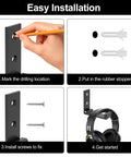 Easy installation guide for 12 Piece Aluminum Alloy Folding Wall Hooks Heavy Duty Coat Hangers Foldable Rustproof Closet Organizer