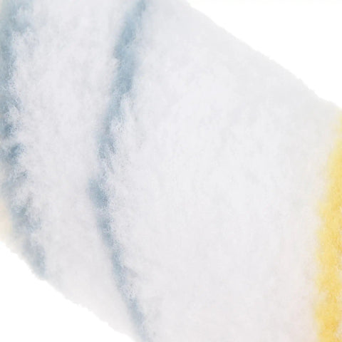 Close-up of a replacement cover for Ready To Roll Mini Paint Roller Brush Kit With Quick Swap Covers For Doors Baseboards And Window Trim Professional Wall Painting Tool That Makes Painting A Breeze.