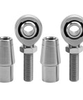 Tough As Nails 3/8 Inch Chromoly Steel Rod End Heim Joint Kit with right and left hand thread jam nuts and adapters.