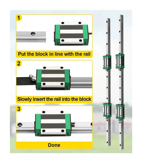 Beefed Up Heavy Duty Linear Guide Rail Kit RM1605 Ball Screw With 1000mm Or 1500mm Length Includes BK12 And BF12 End Supports Smooth Precision Motion For DIY Routers Lathes And Mills Ideal CNC Transmission System, linear rail block install