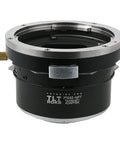 Tilt Shift Lens Mount Adapter for Pentax 645 Lenses to Micro Four Thirds Cameras Unlock 20mm of Shift 10 Degrees of Tilt and 360 Degrees of Rotation, black metal adapter