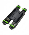 Top Notch Invisible Adjustable Hinges For Super Quiet Soft Close Cabinet Doors Heavy Duty Closet Hardware. Close-up view of durable black hinge.