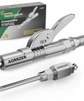 narrow access grease gun needle with coupler set AORRZER