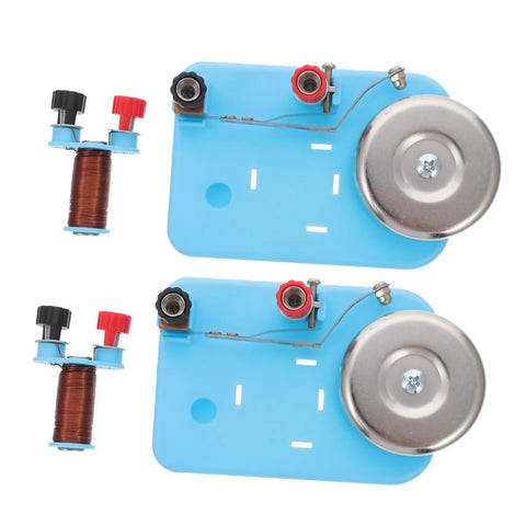 Two Piece Physics Experiment Electric Bell Electromagnet Teaching Instrument For Junior Students Ideal Classroom Lab Tool