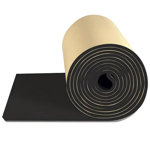 Heavy Duty Noise Canceling Foam Wall Shields With Grip Tight Adhesive Tape For Doors Corners And Garage Spots To Mute Loud Echoes And Keep Your Home Studio Clean rolled foam mat