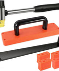 43-Piece Laminate Flooring Tools Kit For LVP And Vinyl Installations With Tapping Block, Pull Bar, Mallet, Spacers