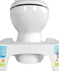 7 Inch Toilet Stool For Squatting To Make Pooping Easier, Helps Open Your Colon Naturally, Reduces Strain On Your Back And Pelvic Floor