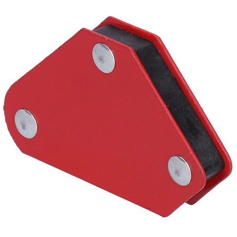 Super Cool Mtlavishness Welding Magnet Set With 10 Pcs Multi Angle Fixed Soldering Tools Featuring 45 90 And 135 Degree Angles showing a durable red magnet.