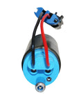 Beefed Up 340 LPH High Performance Fuel Pump With 400 1016 Style Install Kit detail view, wires visible