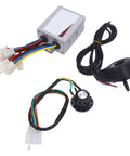 Electric Bike Motor Controller Kit With Smooth Speed Control For Trikes And Electric Bikes Aluminum Alloy Enclosure Black Finish