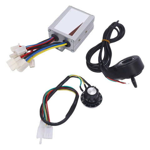 Electric Bike Motor Controller Kit With Smooth Speed Control For Trikes And Electric Bikes Aluminum Alloy Enclosure Black Finish