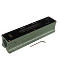 Steel Mechanical Bar Type Level 0.02mm Industrial for Spirit Tool showing dark green body and precise bubble level.