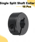 Single split shaft collar from Sixteen Pack Split Shaft Collar Set One Piece Clamp With One Quarter Inch Bore Eleven Sixteenth Inch OD