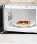 Microwave with installed Two Pack Microwave Waveguide Covers Replacement Universal Mica Sheets Heat Resistant Insulation