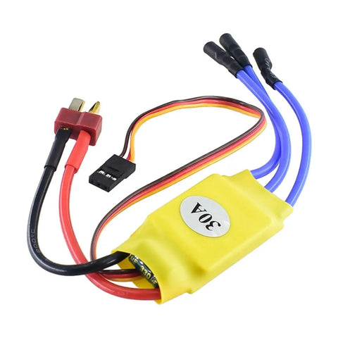 30A ESC component from 1000KV Brushless Motor and Combo for Lightweight to Medium Drones and Car Models with Flight Stability.