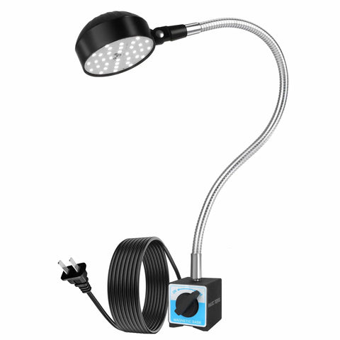 Super Bright 2000 Lumen Magnetic Work Light With 12 Inch 360 Degree Flexible Gooseneck, Magnetic Base Desk Lamp, 6500K Daylight