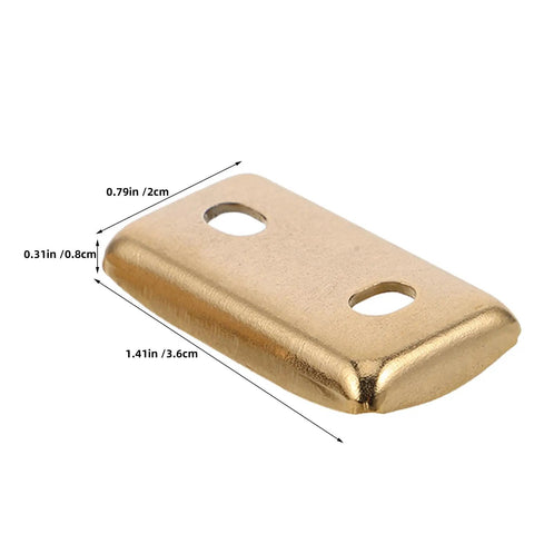 Towel Rack Mounting Hardware Kit For Stainless Steel Bracket Replacement Parts brass plated bracket with dimensions