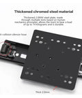 Professional Grade Rock Solid Heavy Duty 3 Fold Side Mounted Ball Bearing Drawer Slides With Full Extension Silent Smooth Gliding Action For Home Cabinetry Projects 350Mm thickened 2.0mm steel plate construction