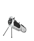 Ultra Compact Three Way Stand Bag For Golfers With Rugged Durable Fabric Two Manual Legs Velour Lined Valuables Pocket Four Pockets