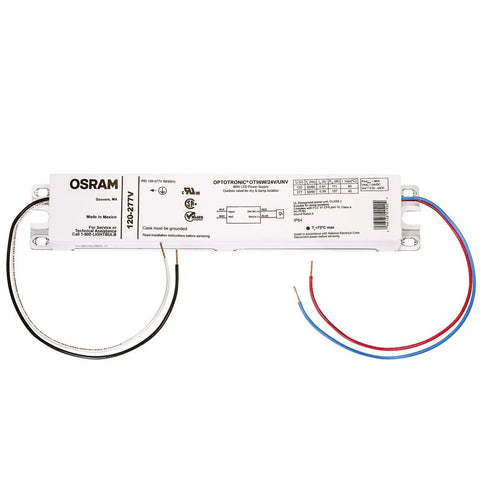 96W LED Power Supply From 120-277VAC To 24VDC Constant Voltage Driver Non Dimmable UL Class 2 Listed with wiring detail