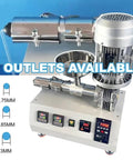 Badass Desktop 3D Printer Filament Extruder With 1000W Power, compact unit with three outlets for different filament sizes.