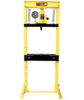 Hardcore 12 Ton Hydraulic Shop Press With Pressure Gauge And Rock Solid Steel Frame Bottle Jack Rig for Automotive Repair