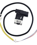 Mercedes Benz Washer Lid Lock Door Lock Assembly Black Replacement Part For W113 And W106 Models, coiled wire visible