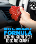 Sticky Icky Car Cleaning Gel With Green Apple And Strawberry Scent used to clean car vents