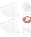 Silicone Corner Guards For Furniture Edges And Sharp Corners, 36 Piece Peel And Stick Safety Bumpers shown with close-up details