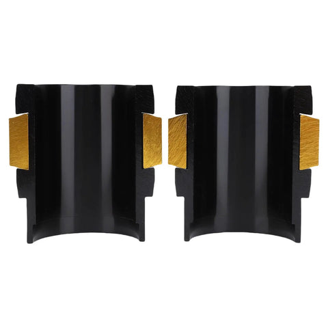 Pro Grade CNC Aluminum Fork Seal Driver Tool for 49mm and 50mm Motorcycle Forks Universal Kit showing two halves