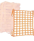 Heavy Duty Lifting Net For Construction And Crane Hoisting, Tear Resistant Cargo Net 1.5m By 1.5m With 10cm Mesh, 500kg Load Capacity