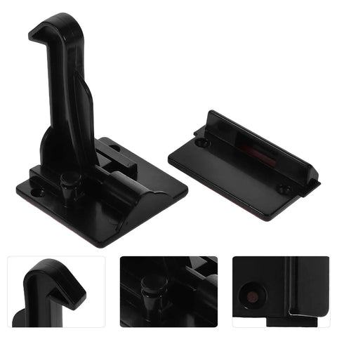 Invisible Safety Locks For Cabinets And Drawers With Easy Installation Kidproof Latches For Doors And Furniture 12 Pack in black