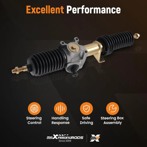 Steering Gear Box Rack And Pinion Assembly for Polaris Ranger XP 900 and Crew Models 2013-2019, Brutus HDPTO 2013-2017