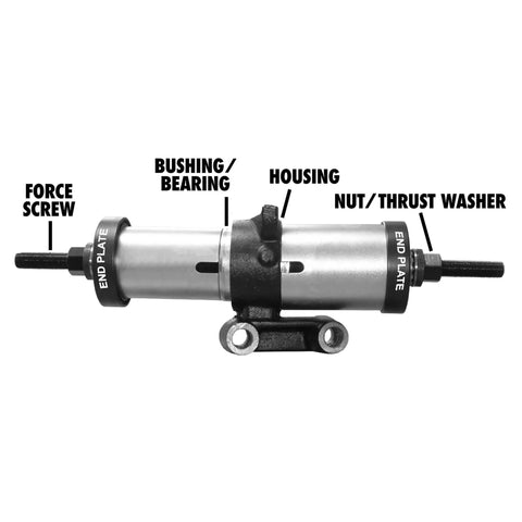 20 Cup Bushing Removal Tool Kit For Suspension And Wheel Bearing Service With Adapters explained with labeled parts.