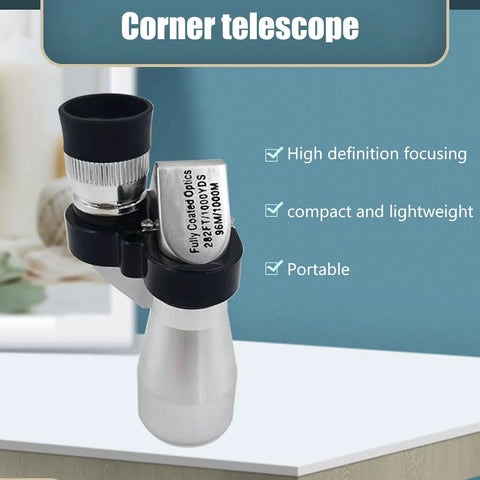 Angled Monocular Quick Focus Portable Telescope For Travel Concerts Sports And Hiking Compact Lightweight Monocular